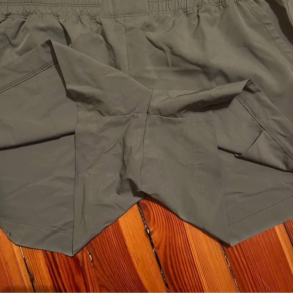 Old Navy Stretchtech Olive Shorts - Picture 2 of 4